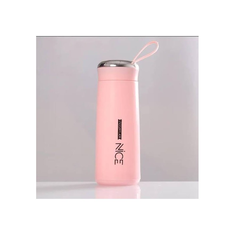 NICE | glass water bottle, likely around 400ml capacity special modern design