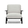 PATTON | Chaise d'appoint en bois, rembourrage en mousse et Dacron