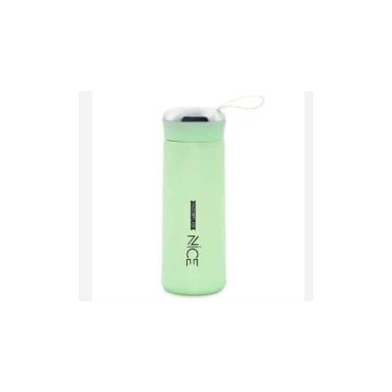 NICE | glass water bottle, likely around 400ml capacity