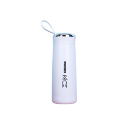 NICE | glass water bottle, likely around 400ml capacity